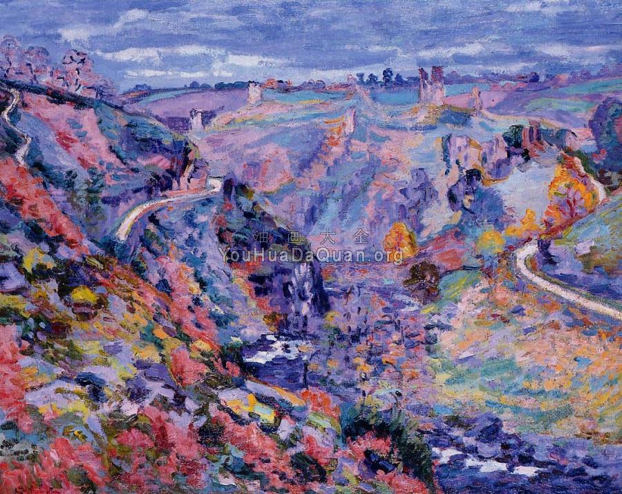 Crozant Landscape - 阿曼·吉约曼